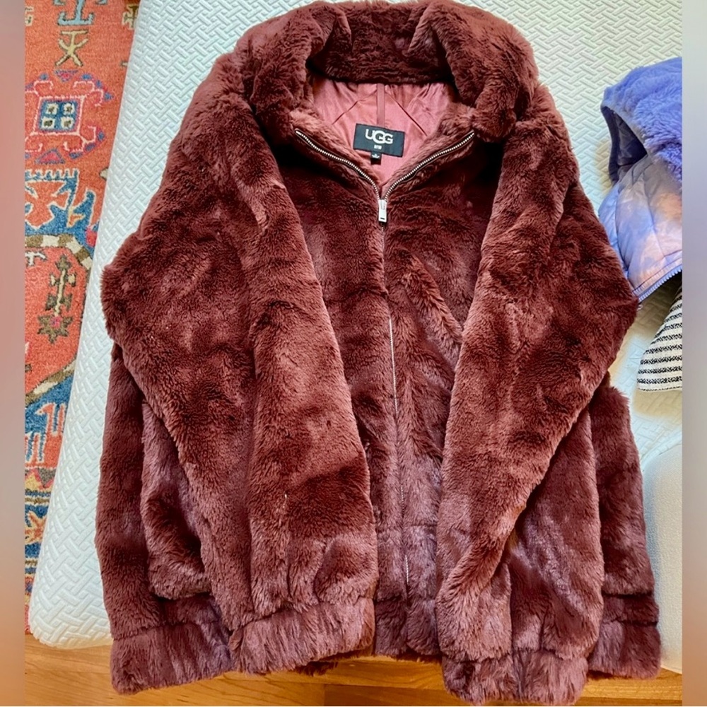 UGG Faux Fur Jacket - Picture 2 of 4